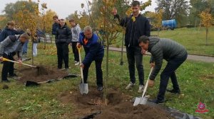 Посадка аллеи в честь 35летия МГОВВА ПАМЯТЬ 11.10.2024