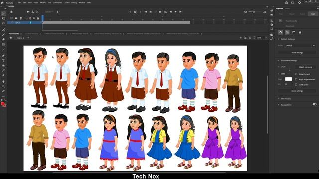 Premium Children Cartoon Character Pack Download for Animation | Adobe Animate Character смотреть онлайн