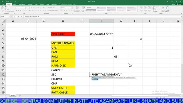 Tutorial for Beginners in Hindi - Complete Microsoft Excel tutorial in Hindi for Excel users