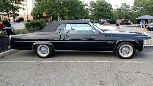 1978 BLACK CADILLAC DEVILLE LE CABRIOLET CONVERTIBLE TRUES + VOGUES 1 of 300
