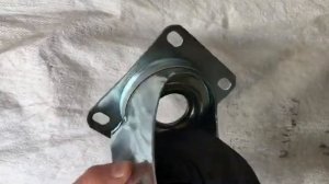 Колесо для мусорных евро контейнеров 160/40-80 поворотное