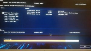 Asus TUF B450M-Pro Gaming Bios Update