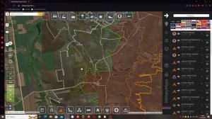 Обзор карты боевых действий Militarymaps Война на Украине за 17 октября 2024 год.