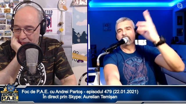Foc de P.A.E. cu Andrei Partoș - episodul 479. Invitat: Aurelian Temișan (22.01.2021) смотреть онлайн