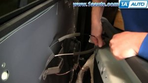 How To Remove Rear Door Panel 04-08 Chrysler Pacifica