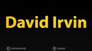 How To Pronounce David Irvin