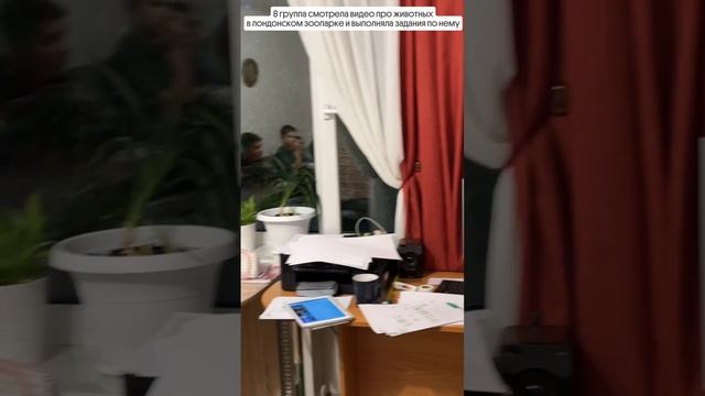 Рубрика "Моменты с уроков"
8 группа смотрела видео о Лондонском зоопарке и выполняли задания на тему