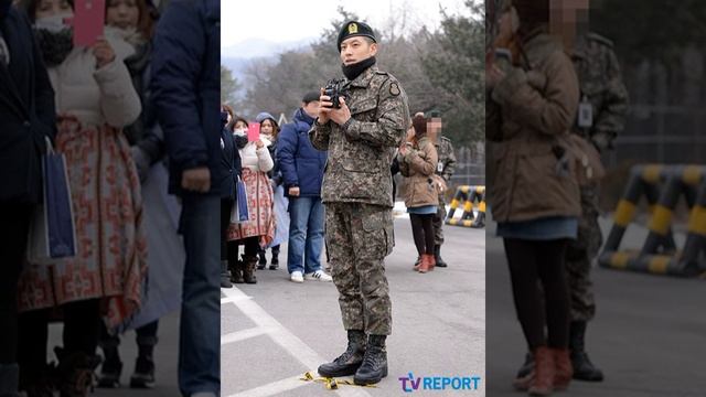 [T포토] 세븐 '박한별 언급 없었다'(전역)