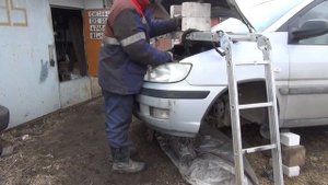Замена сцепления без ямы и подъемника. Hyundai Matrix 1.5 CRDI