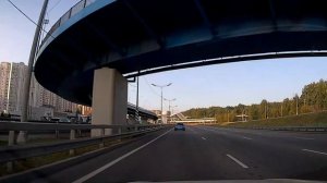 От площади Тверской заставы до Красногорска. На машине по улицам Москвы и Подмосковья.