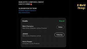 Jennie Slow Motion ft. Matt Champion Out Now!! 🤝 Jisoo filming for eps 4 until 6 PM today!?🎬