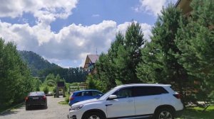 База отдыха "Финские дачи". Обзор территории. Горный Алтай. Из Омска на Алтай на машине.