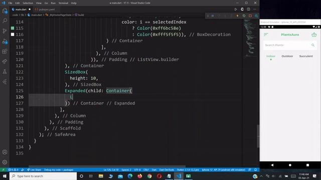 Flutter Plant App  - Flutter UI - With Source Code - Speed Code -  Code-09