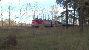 Электровоз ВЛ80С-1562 с наливным поездом на перегоне Зелецино - Кстово