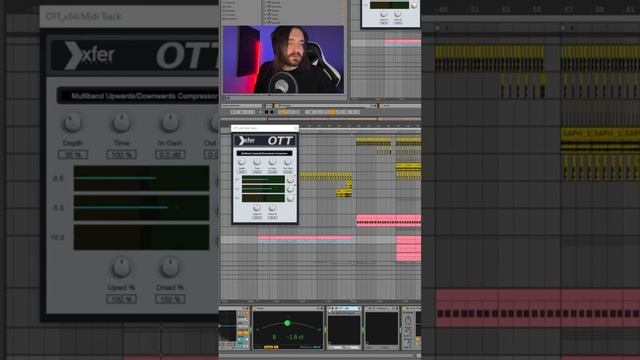 Как работает Ott compressor #ableton #flstudio #synth #electronicmusic #drums #beatmaking #kontakt смотреть онлайн