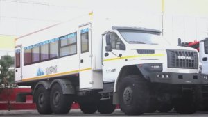 Обзор вахтового автобуса Полярика на шасси Урал Next (модель Borus 4671)