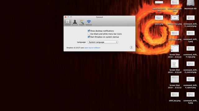 Adding screenshots to Dropbox