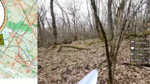 УТС 20.03.24 ст.Иноземцево - О-Весна'24 - с комментариями (headcam orienteering)