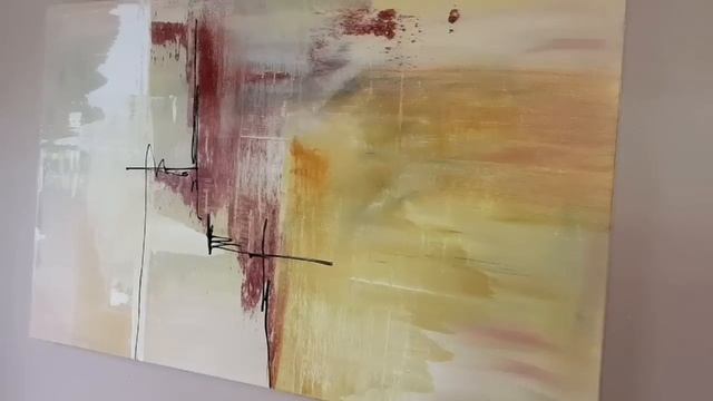 Abstract painting / Different tools and techniques / Easy / Acrylics / Demonstration смотреть онлайн