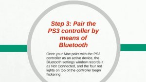 How to connect PS3 controller to MAC