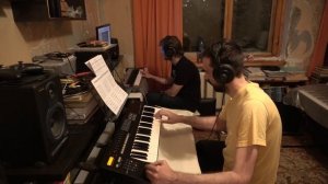 Первая игра на midi клавиатуре (synthesizer music)