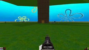 Spongebob Doom II Mod - Level 7 (Sandy's Treedome) Gameplay