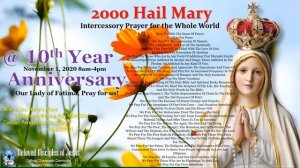 2000 Hail Mary 10th year anniversary