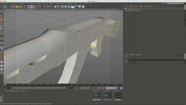 TUTORIAL CINEMA 4D "Modellare un Arma AK 47" смотреть онлайн
