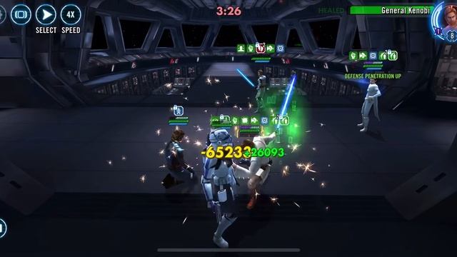 SWGOH GAC 3v3: GAS Rex Fives vs JMK GK Padme [FAIL] смотреть онлайн