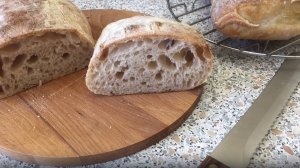 Чиабатта (чабатта) на закваске  -  шаг за шагом