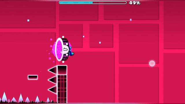 Прошёл уровень Back on track в geometry Dash