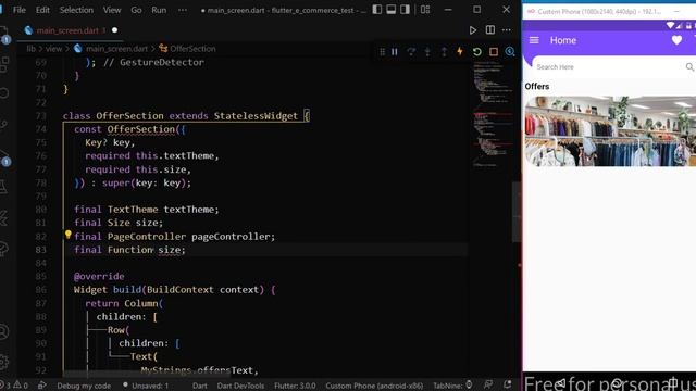 Flutter Tutorial | Flutter E-commerce App UI, Flutter UI challenge, Shop App UI, Flutter Speed Code