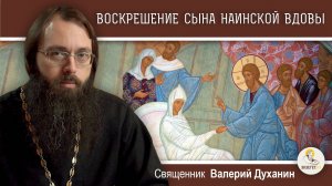 ВОСКРЕШЕНИЕ СЫНА НАИНСКОЙ ВДОВЫ (Лк. 7:11-16). Священник Валерий Духанин. Воскресное Евангелие