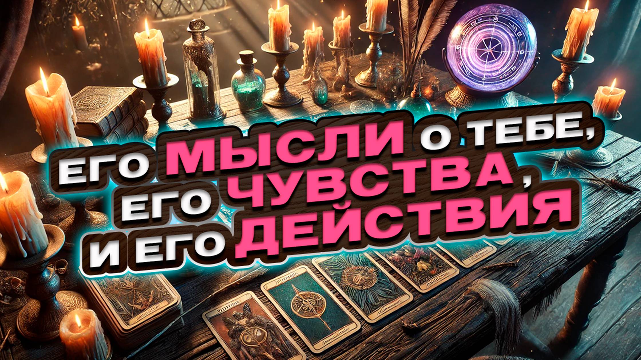 ТАЙНОЕ СТАНЕТ ЯВНЫМ! Его мысли, чувства и действия | Расклад таро сегодня | Гадание на картах