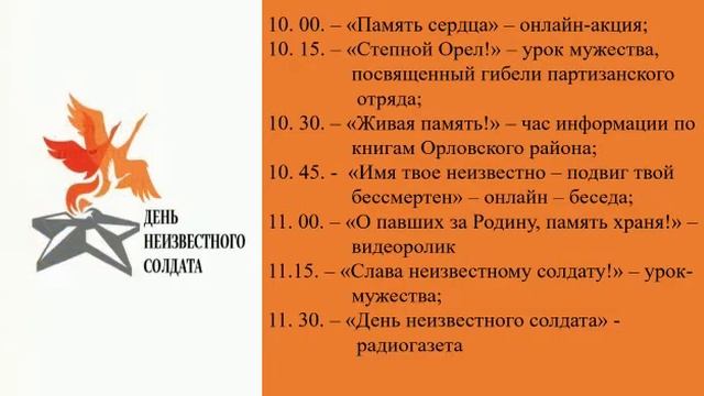 День неизвестного солдата
