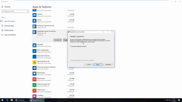 Kaspersky Secure Connection deinstallieren смотреть онлайн