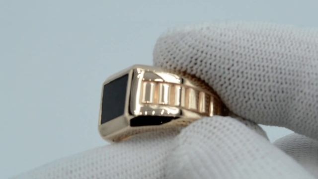 Мужское кольцо 041012р (Au 585) - Золотой Запасъ смотреть онлайн