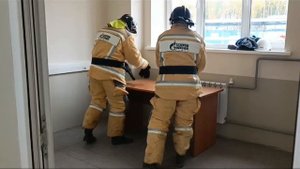 Работники Магистрального ЛПУМГ совместно с подрядными организациями провели тренировку по эвакуации