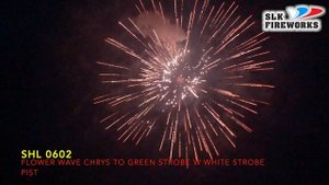 SHL 0602 FLower wave chrys to green strobe w white strobe   4K