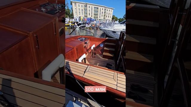 Катер для VIP из Санкт-Петербурга на St. Petersburg International Boat Show. Не для рыбалки.