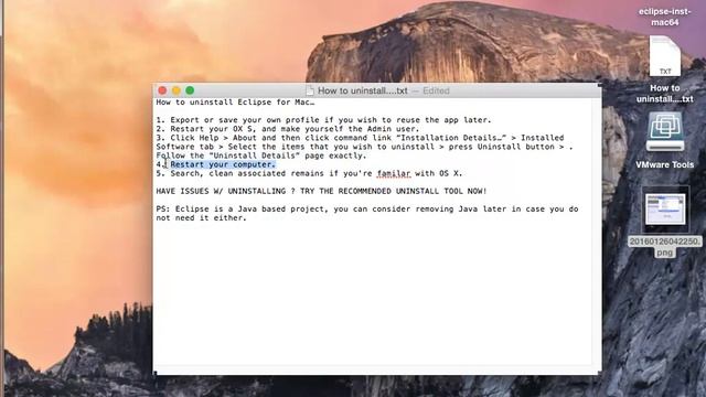 How to Uninstall Eclipse for Mac?