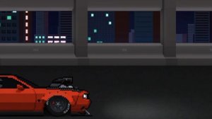 Building the dodge Challenger SRT HELLCAT in pixel car racer | 6.3 sec | pixel car racer