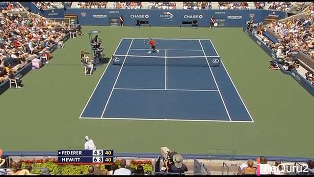 TBT- US OPEN 2009 - ROGER FEDERER VS LEYTON HEWWIT. смотреть онлайн