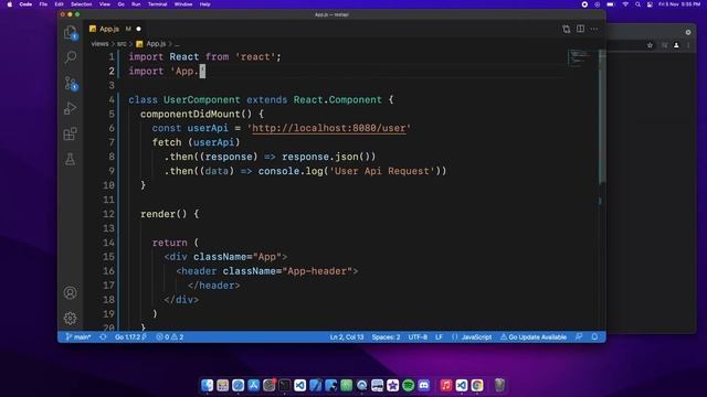Golang: Frontend + Backend #4