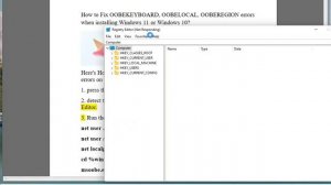 Fix OOBEKEYBOARD, OOBELOCAL, OOBEREGION errors when installing Windows 11/10