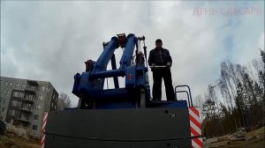 монтаж крана РДК-36. Crane installation. № #40