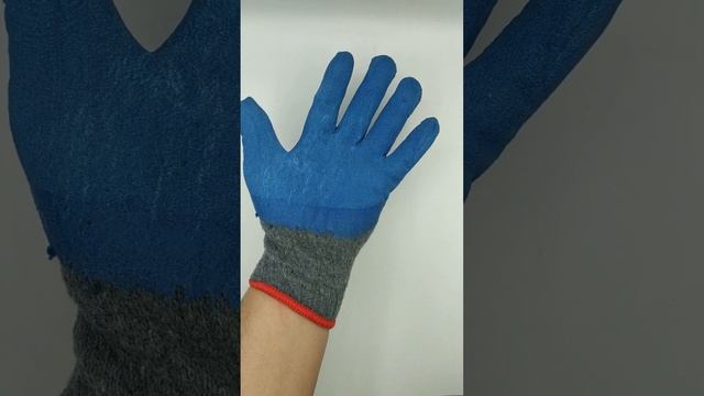 Перчатки х/б серые облитые вспененным латексом неполный облив. смотреть онлайн