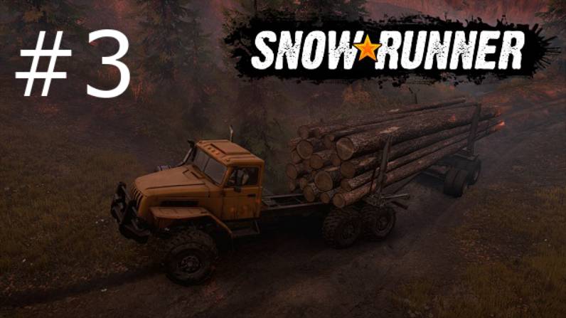 Игра "SnowRunner". Серия 3