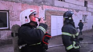 В Абакане рано утром сгорел большой магазин