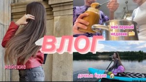 влог: китайский сад / пикник на сапе / снимаем репортаж / вернулась домой / готовлю торт с братом